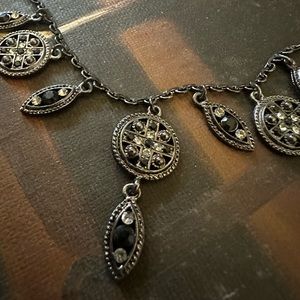 Black Jeweled Necklace